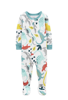 Carter’s 1-Piece Dinosaur 100% Snug Fit Cotton Footie PJs
Size: 24M