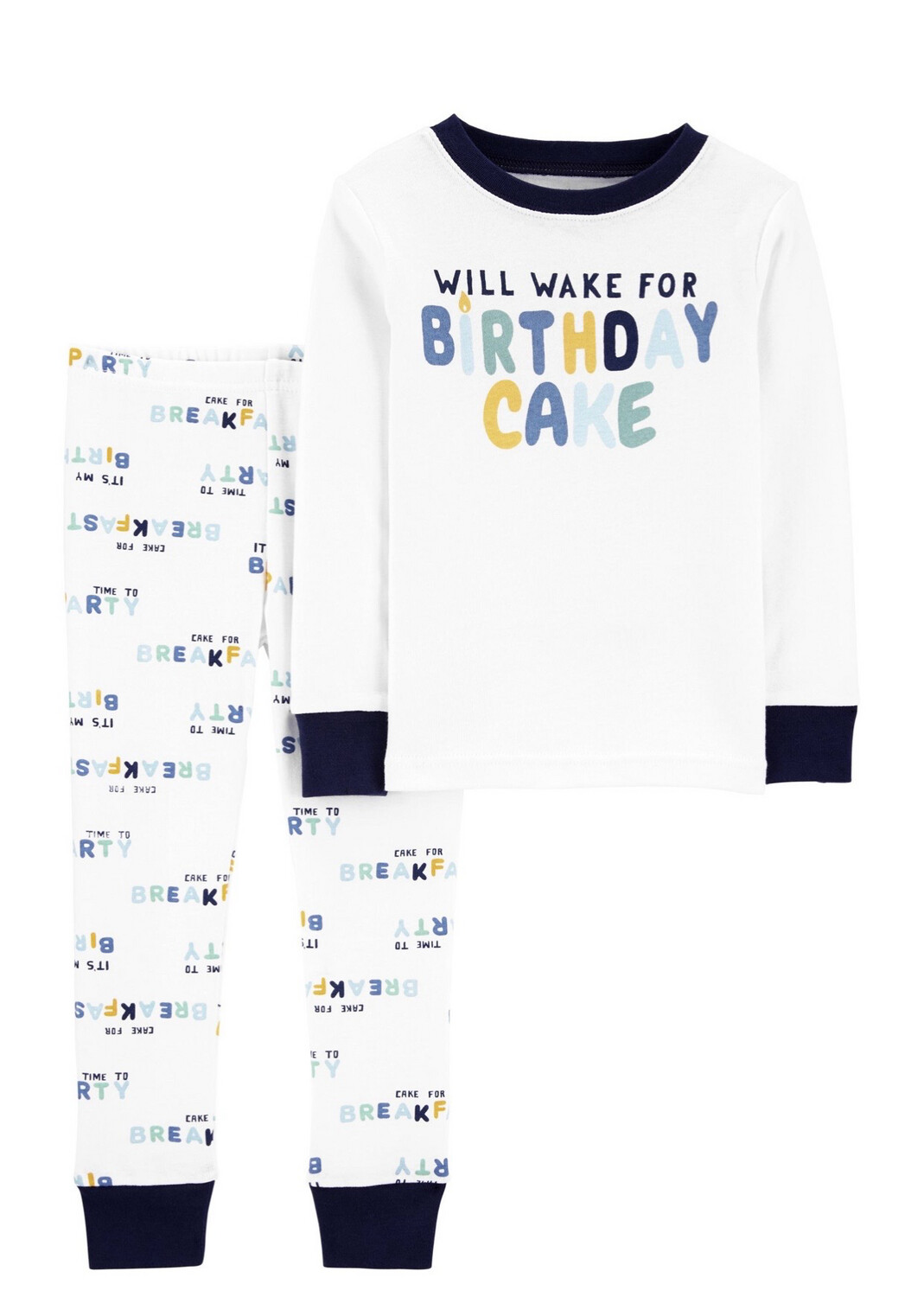 Carter&#39;s 2-Piece Birthday Cake Snug Fit Cotton PJs
Size: 3T