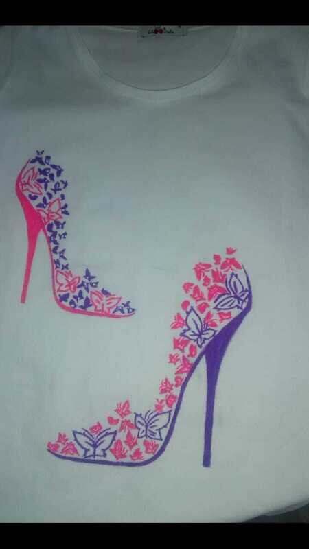 Camiseta &quot;Tacones&quot;