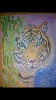 Lienzo &quot;Tigre&quot;