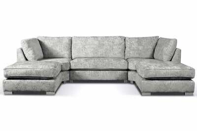 Belgravia Silver U Shape Sofa