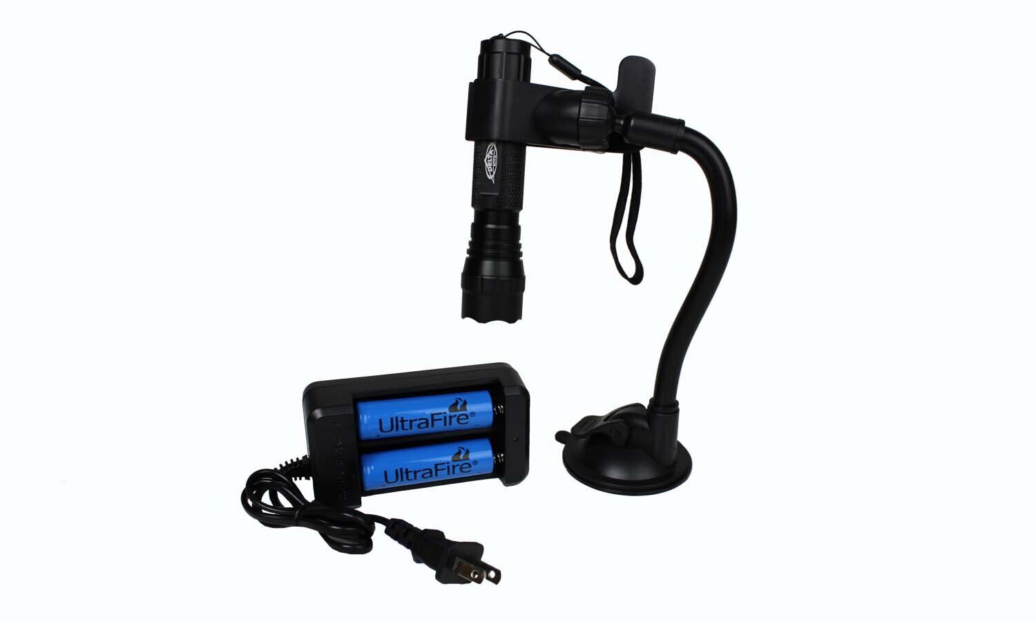 Ignite LED UV Light with Mount, Batteries Charger Ignite LED UV Light with Mount, Batteries Charger