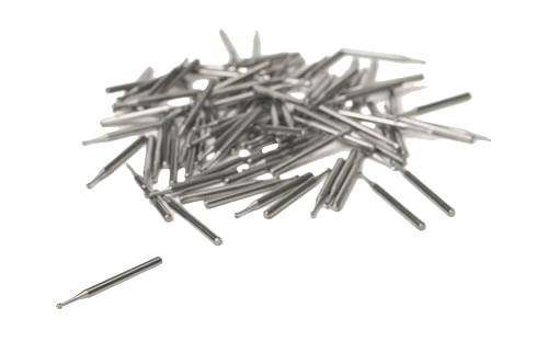 Round .039 Carbide Burs 100 Pack Round .039 Carbide Burs 100 Pack