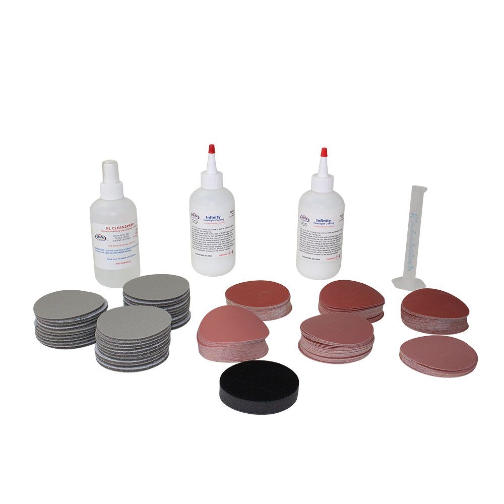 Infinity Headlight Restoration Re-stock Kit