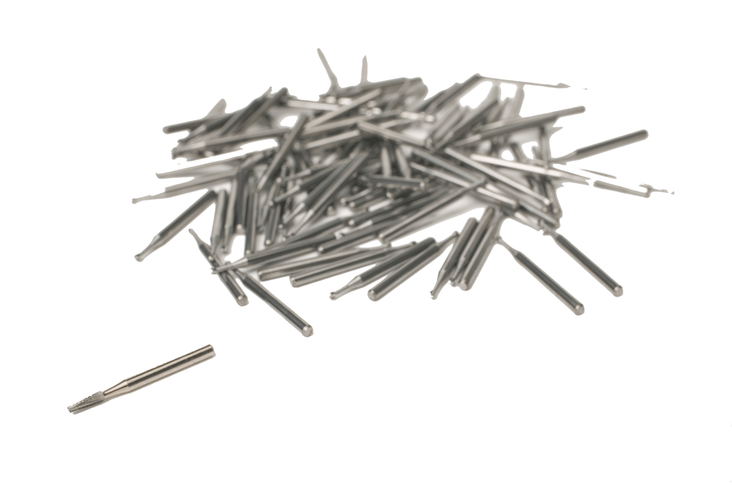 Tapered .047 Carbide Burs 100 Pack Tapered .047 Carbide Burs 100 Pack