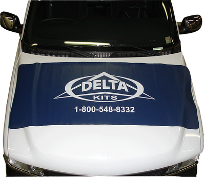 Hood Protector | Delta Kits Logo 27” x 70”