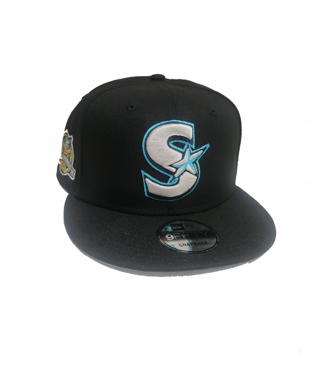 9Fifty Black Snapback with 2023 Champs Sidepatch 9Fifty Black Snapback with 2023 Champs Sidepatch