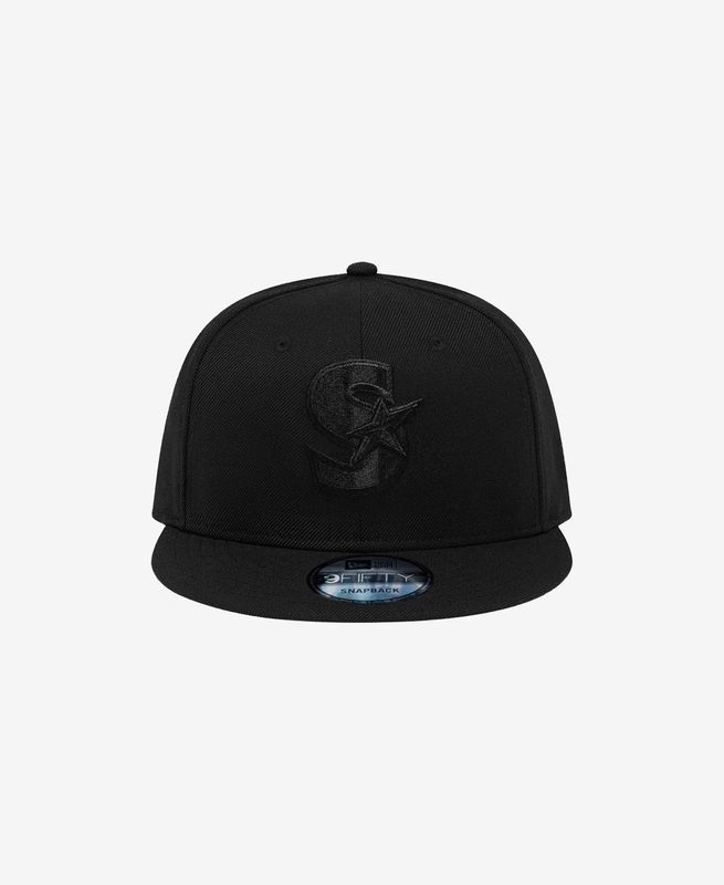 9Fifty Triple Black Snapback