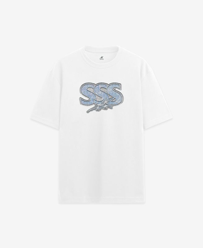 White SSS Bling Tee
