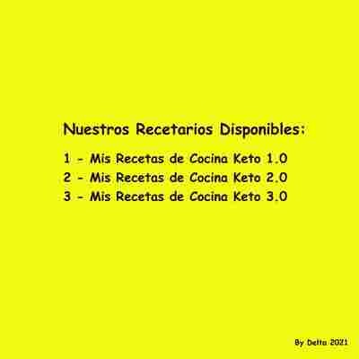 Mis Recetas De Cocina KETO,  Las Mejores Recetas!!!
