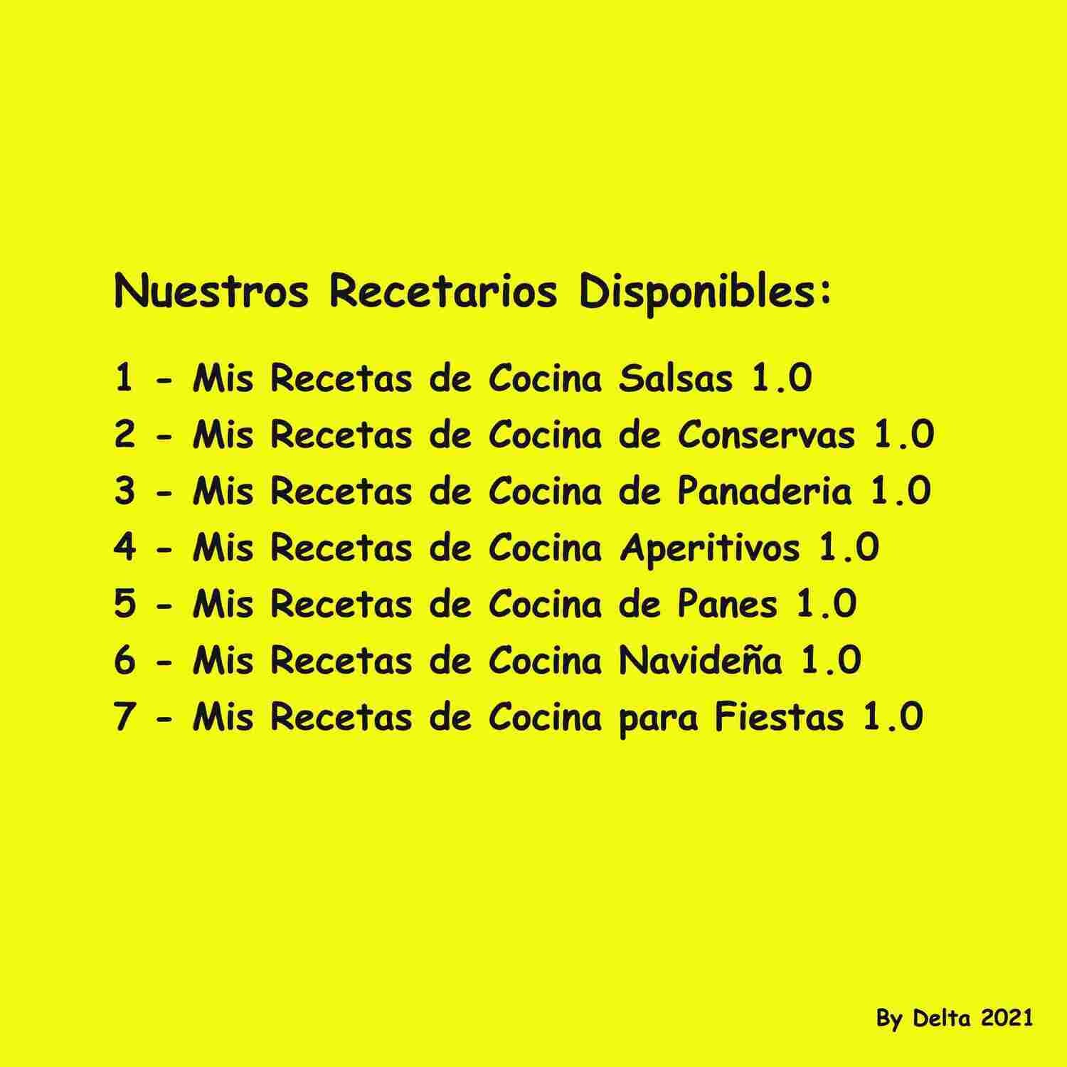 Mis Recetas de Cocina Variada​, Las Mejores Recetas!!!