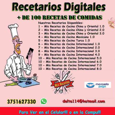 Mis Recetas de Cocina Internacional, Las Mejores Recetas!!!
