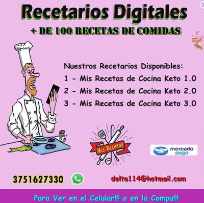 Mis Recetas De Cocina KETO,  Las Mejores Recetas!!!