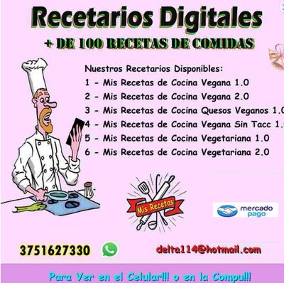 Mis Recetas de Cocina Veganas y Vegetarianas