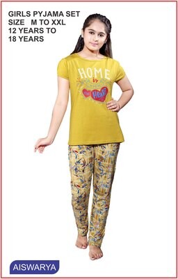 Girls Pyjama Set (12Y - 18Y)