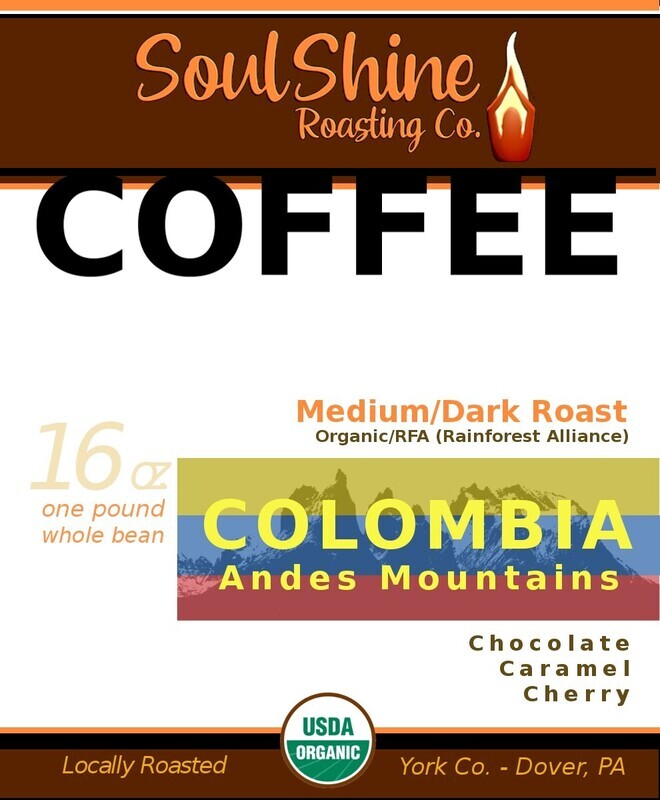Colombia Andes Mountains Organic