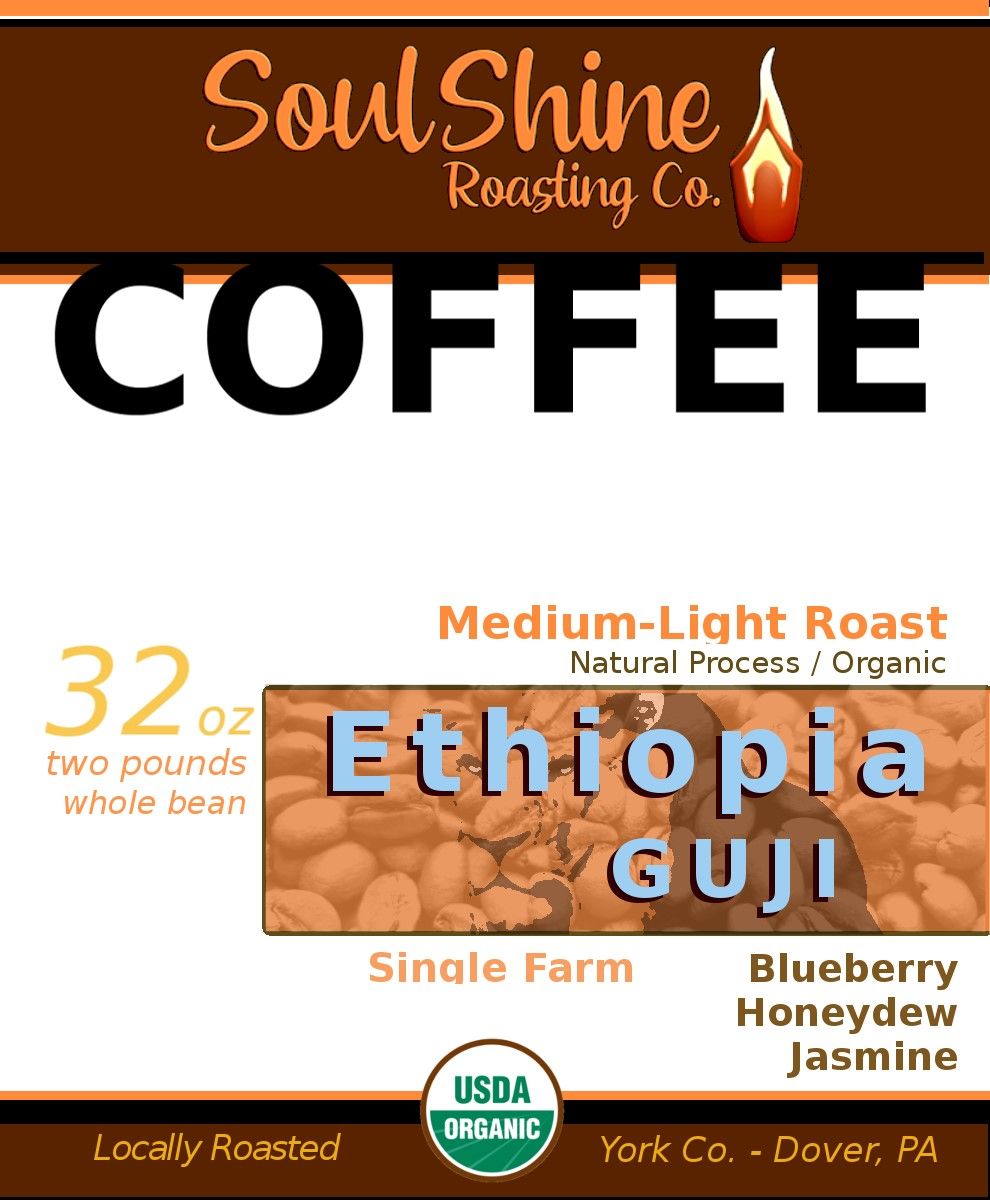 Ethiopia Guji Natural / Organic 2 lb.