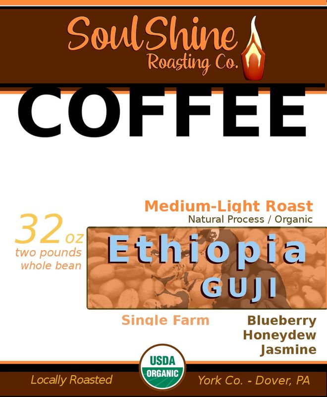 Ethiopia Guji Natural / Organic 2 lb.