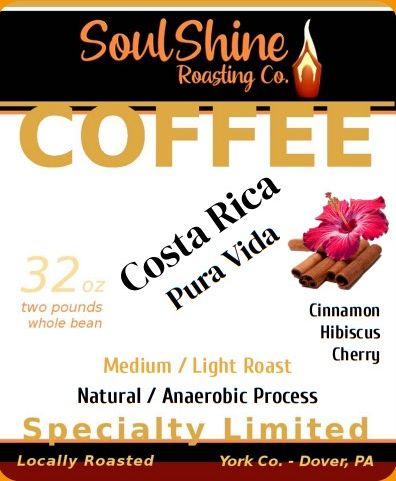 Costa Rica Pura Vida Anaerobic 2 lb.