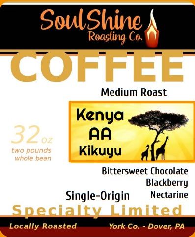 Kenya AA Kikuyu 2 lb.