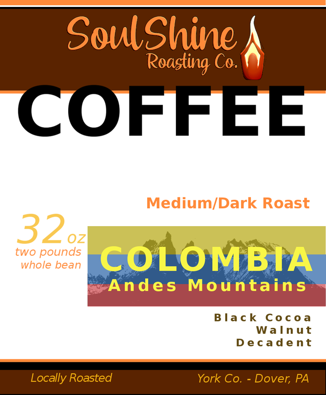 Colombia Andes Mountains 2 lb.