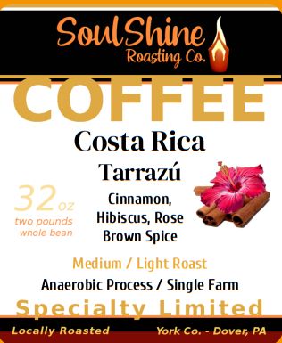 Costa Rica Tarrazú Anaerobic 2lb.