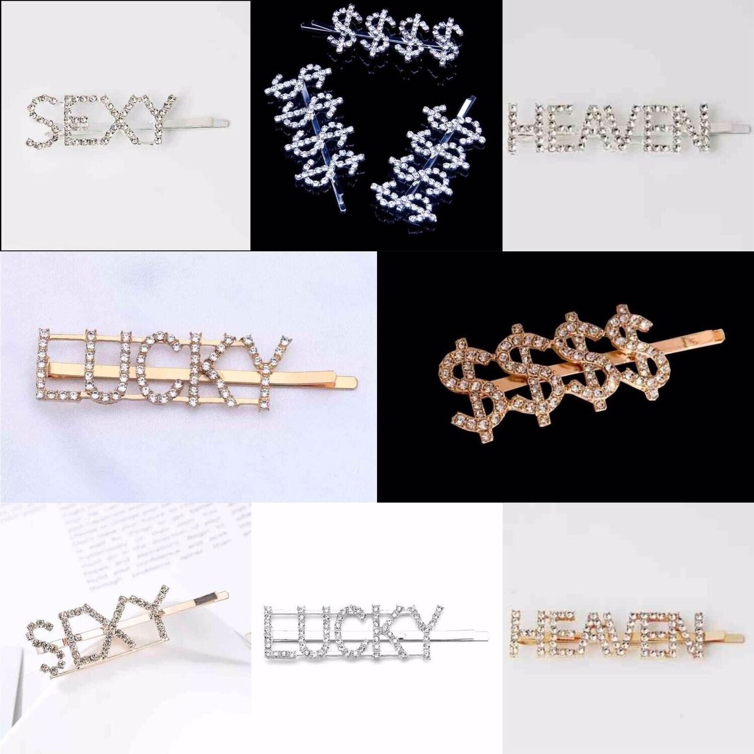 Wholesale Metal Rhinestone Hairclip
