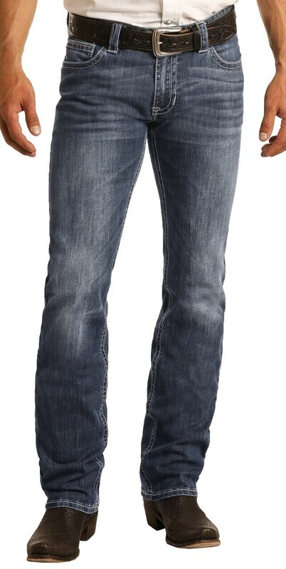 Men's Slim Fit Stretch Revolver Straight Leg Jeans