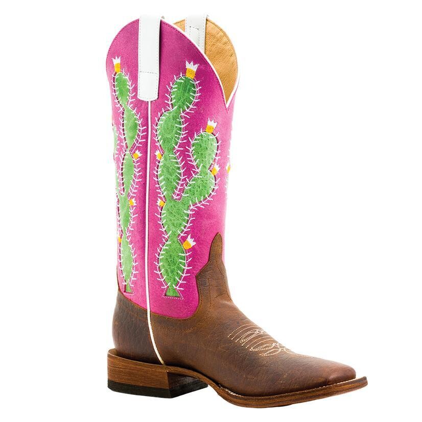 Macie Bean Girl’s Prickly Pink Sinsation Cactus Boots