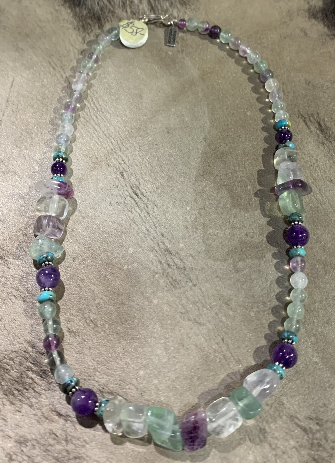 PAIGE WALLACE FLUORITE BEADED NECKLACE