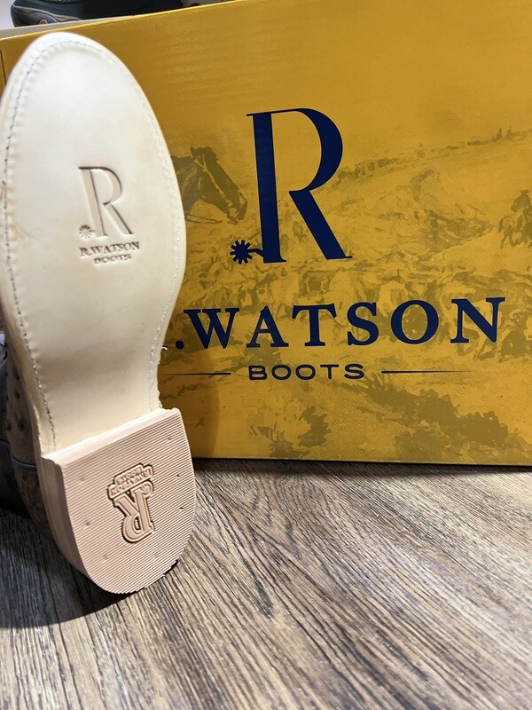 R. Watson Kango Tobacco Fill Quill Ostrich