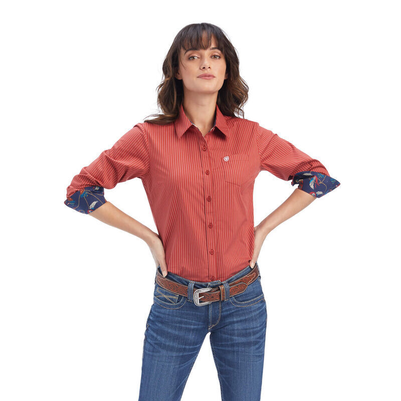 Ariat Women's Kirby Stretch Bossa Nova Stripe Button Shirt
