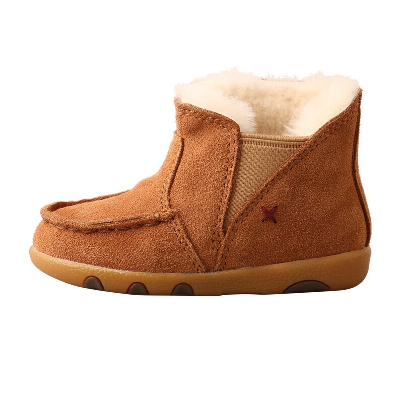 TWISTEDX INFANT FUZZY MOCS