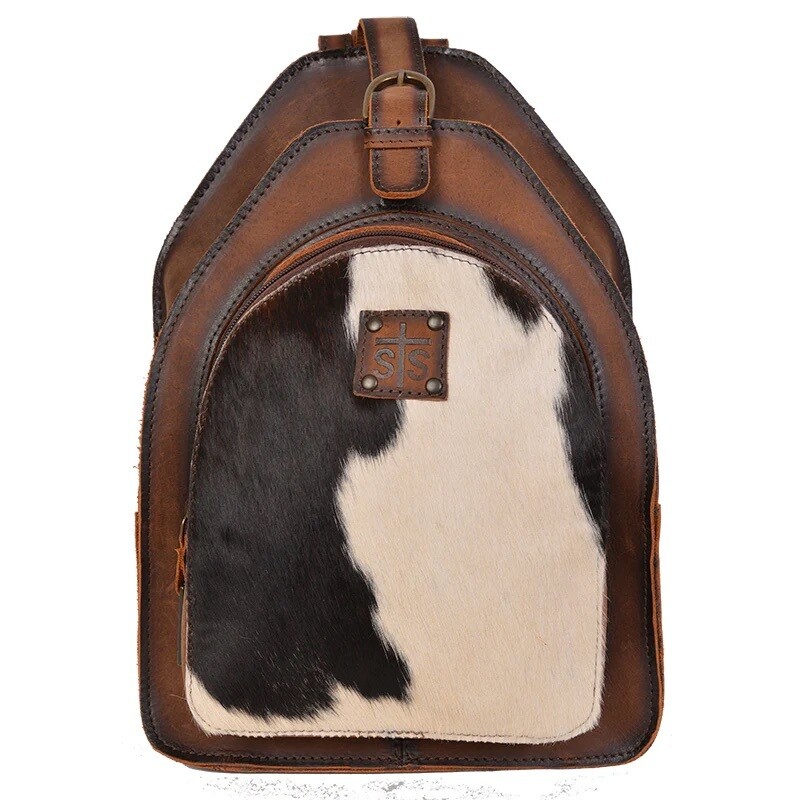 STS COWHIDE BARONESS BACKPACK