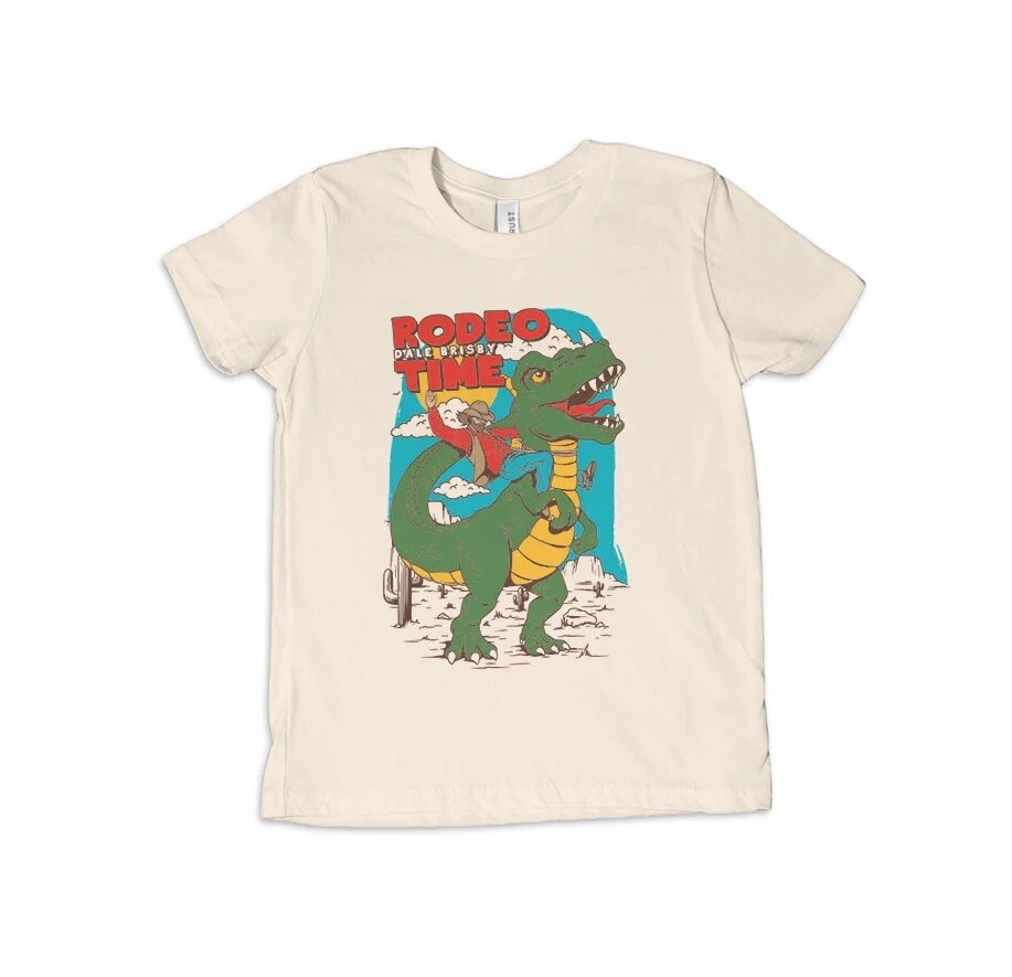 DALE BRISBY KIDS LAND BEFORE TIME RODEO TSHIRT