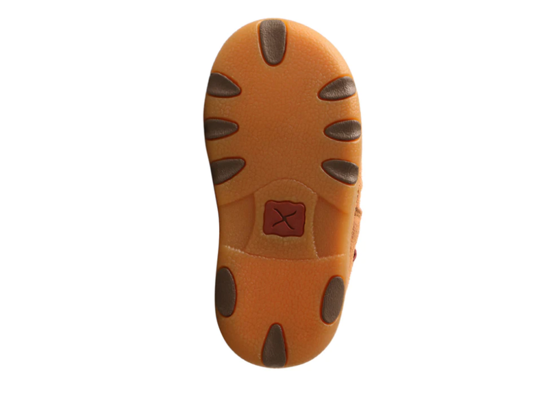 TWISTEDX INFANT DRIVING MOC GOLDEN SHAG