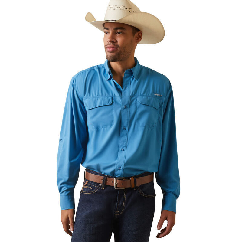 VentTEK Outbound Classic Fit Shirt CENDRE BLUE