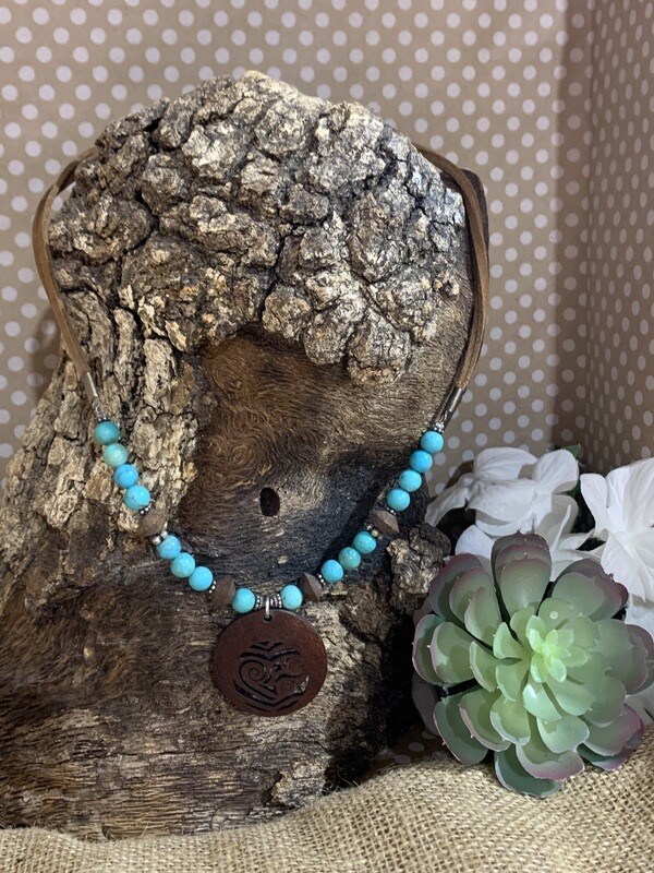 PAIGE WALLACE WOOD LOVE NECKLACE