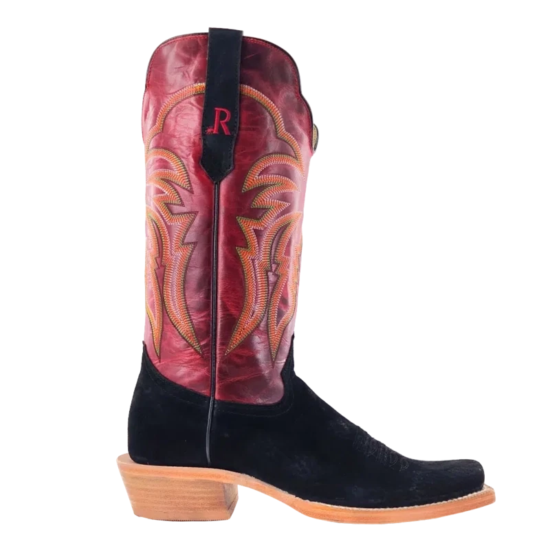 R. Watson Ladies Black Roughout