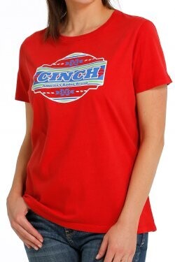 CINCH WOMENS AUTHENTIC RODEO BRAND TEE