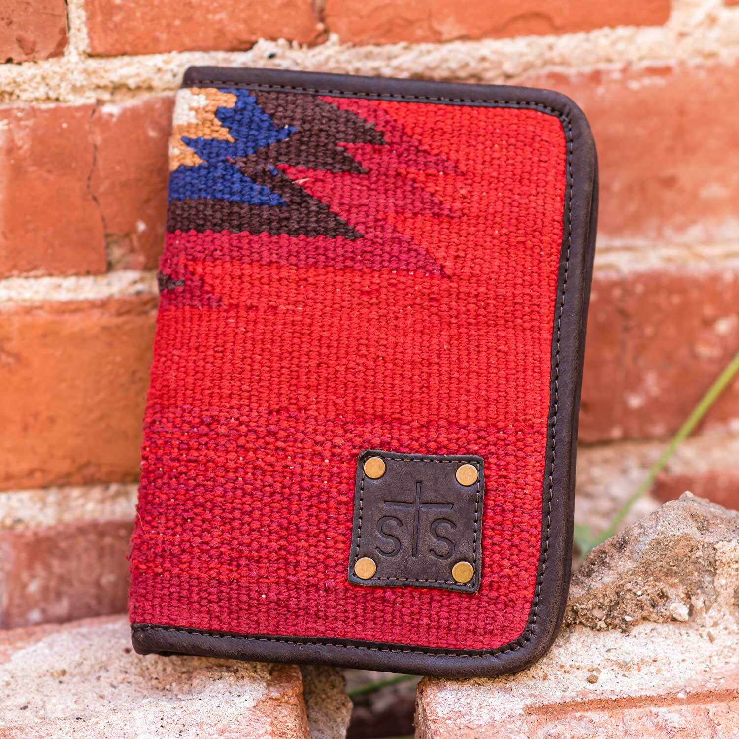CRIMSON SUN MAGNETIC WALLET BY STS
