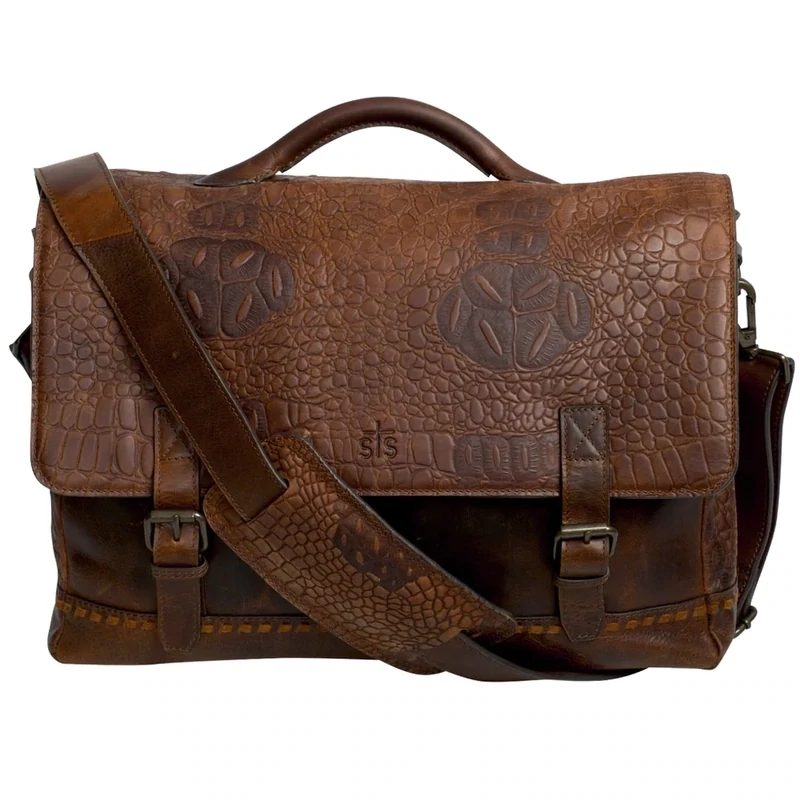 MEN'S CROC MESSENGER