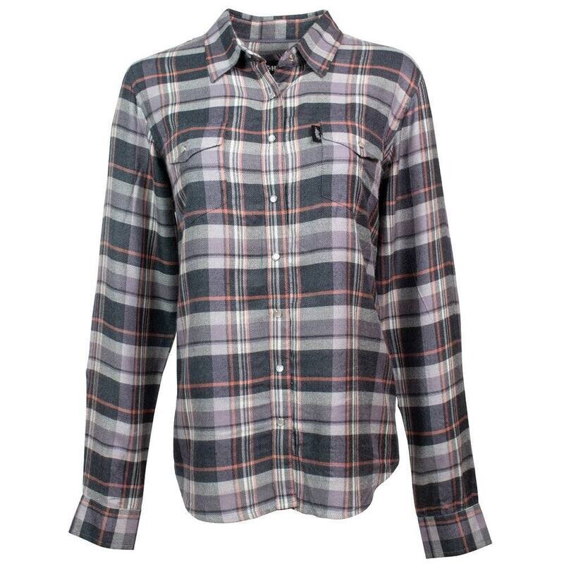 LADIES FLANNELS&quot; CHARCOAL/ GREY