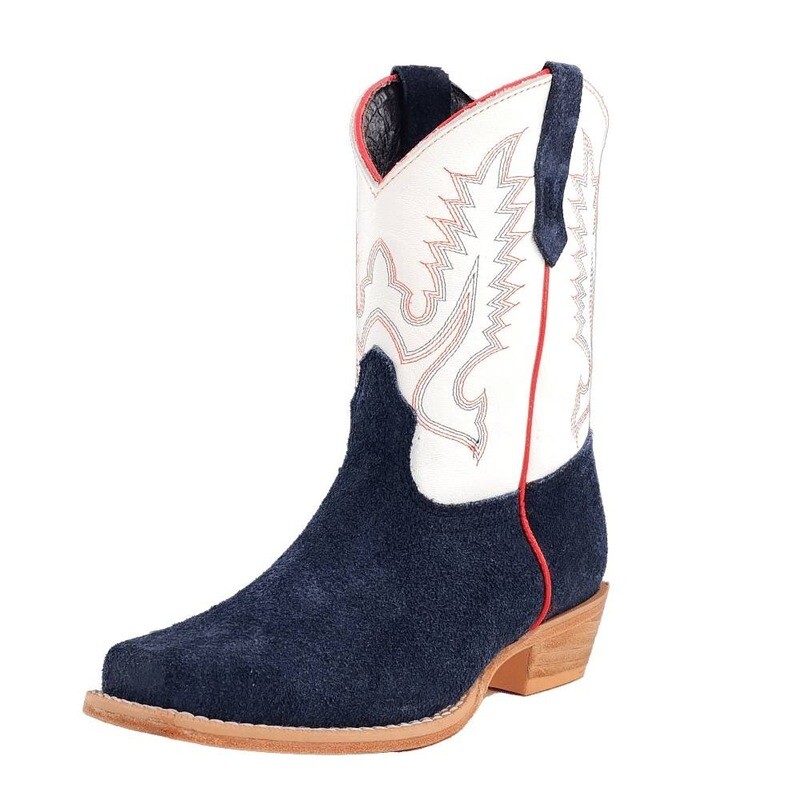 R. Watson Kids Navy Roughout