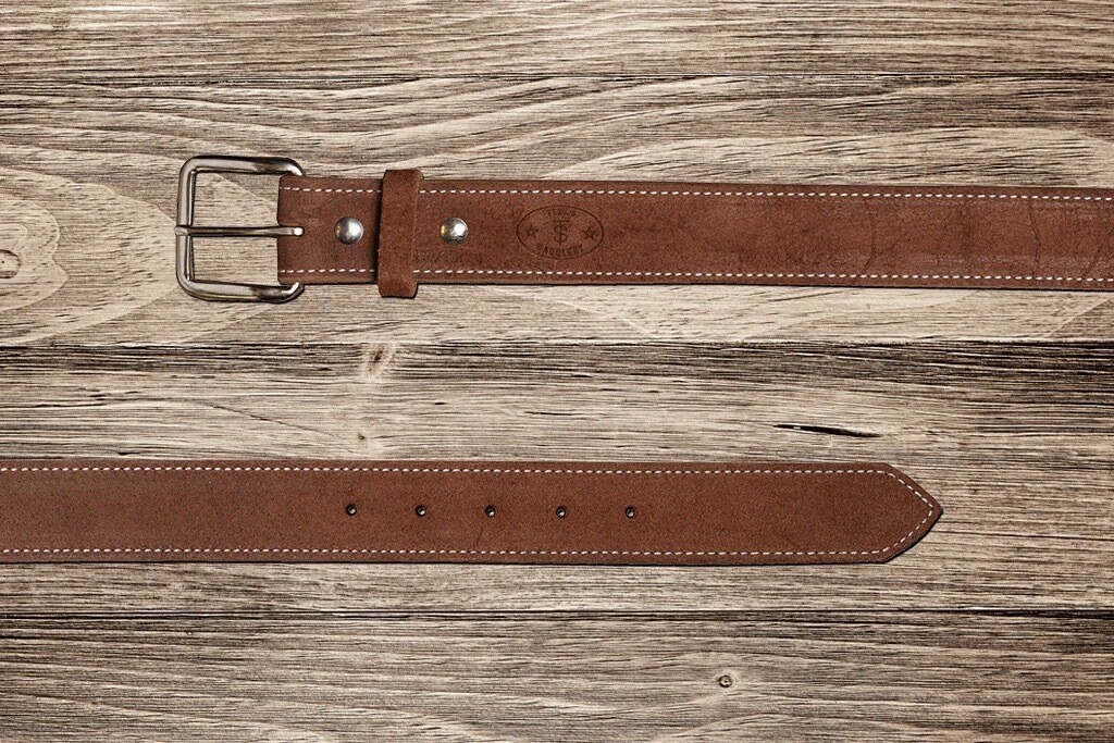 Brown Rough Out Belt