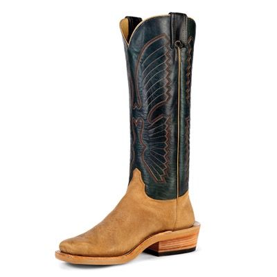 OLATHE TALL TOP INDIGO NAVY BROWN BOOT