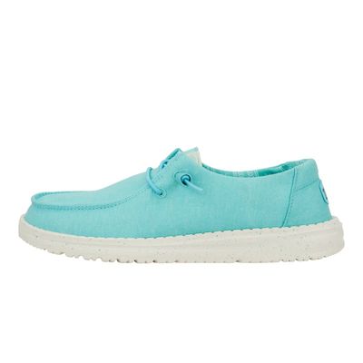 HEY DUDE WENDY STRETCH CANVAS- TURQUOISE