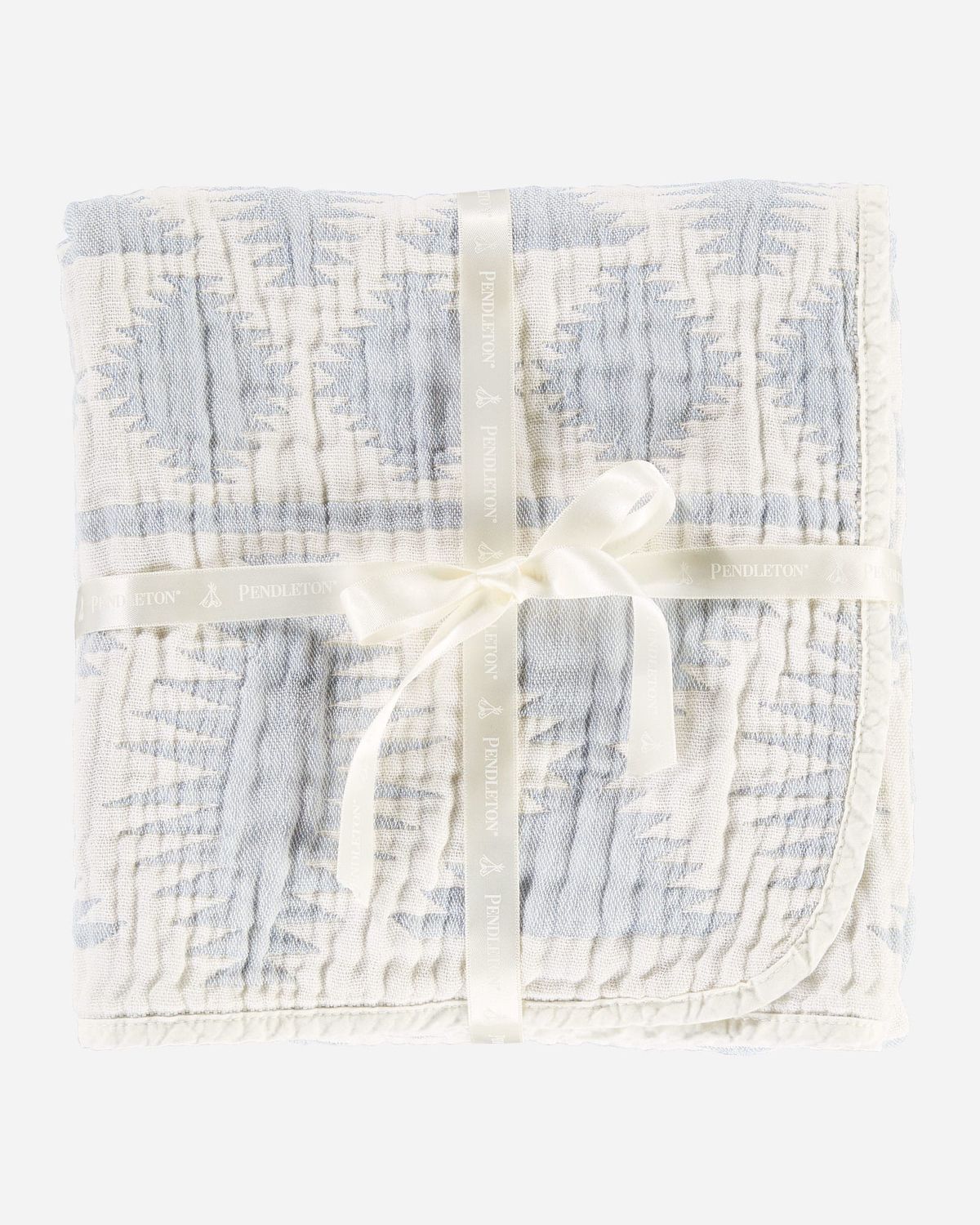PENDLETON FALCON COVE COTTON BABY BLANKET - SLATE