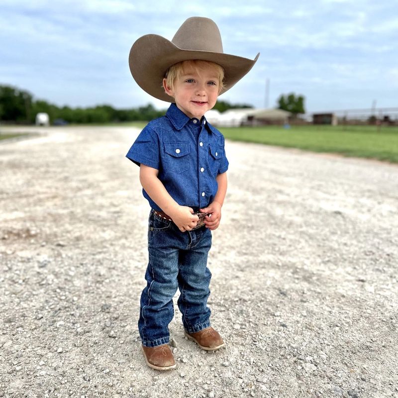 SHEA BABY BOY DENIM RELAXED FIR JEANS