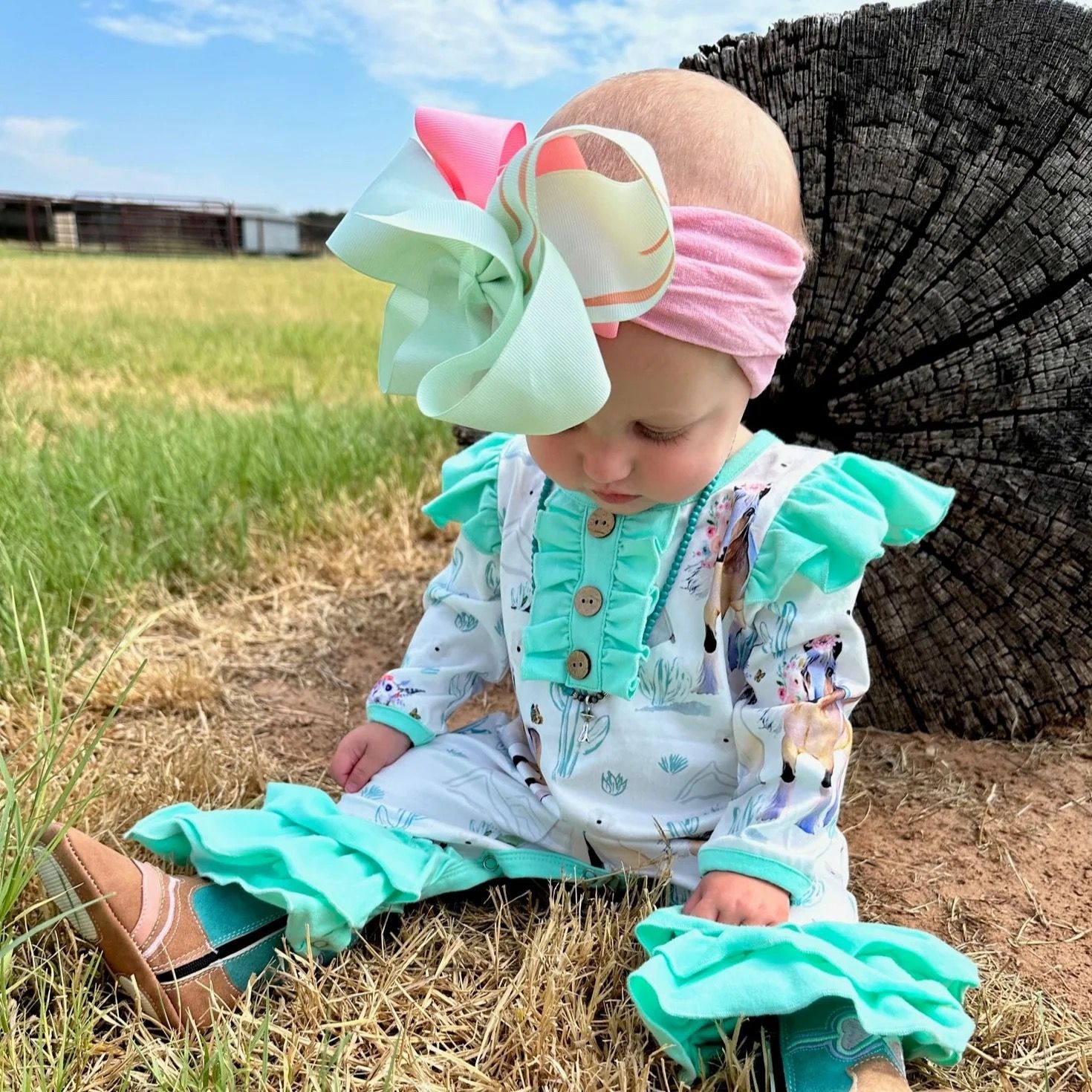 TEEPEE LONG SLEEVE ROMPER